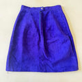 Vintage Purple Genuine Suede High Waisted Mini Skirt - photo 1