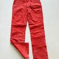 Vintage Deadstock Jou Jou Skins Red Suede Pants, Mid Rise, NWT, 30 Waist