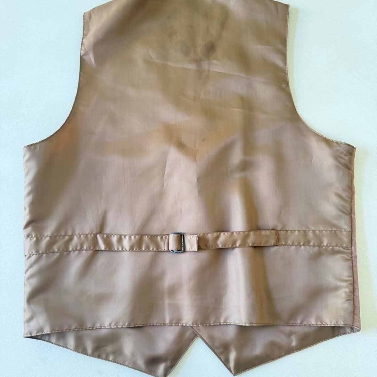 Vintage Brown Genuine Suede Leather Vest, Men's M / Women's XL - photo 2